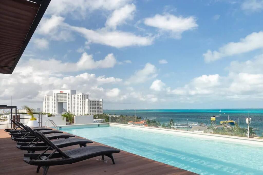 Beautiful Room Well Located In The Hotel Zone Of Cancún Eksteriør bilde